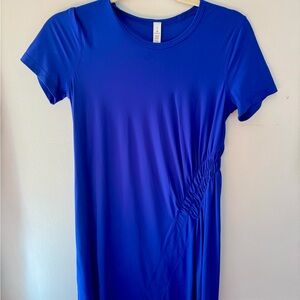 Lululemon Seek Sun Ruched Dress Lazurite